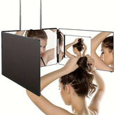 Household Retractable Hanging 3-Way Mirror ✨ See Every Angle, Master Every Style!