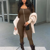 Free Shipping Today | VerveChic Longsleeve Jumpsuit