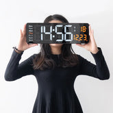ClearTime™ LED Wall Clock - keep track of time with a modern, easy-to-read LED display!