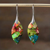 RegalGlow™ Bohemian Royal Stone Earrings - Elegant Style with Natural Charm