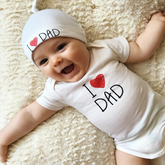 50% Off + Fast Free Shipping TODAY! (Cute I Luv Mum & Dad Baby Set)