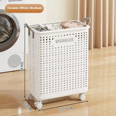 LaundryBasket™ - RollFold Multifunctional Folding Laundry Basket with Wheels
