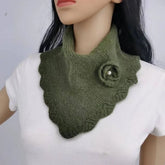 Add a Touch of Elegance with the PetalEdge™ Crocheted Triangle Scarf