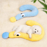 Plush Moon-Shaped Pet Pillow (+Free Gift Included)