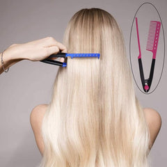 Hair Styling Clip & Straightening Comb – Achieve Salon-Quality Hair Instantly! 💇♀️ (2pcs)