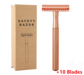 RazorEdge™ Classic Vintage Metal Shaver with 10 Blades