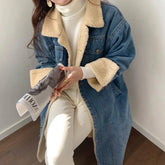 Slim and Thick Warm Denim Cotton Jacket,🧥 Stay Warm and Stylish This Season!