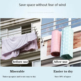 SpiralRack™ SpaceSaver - Rotatable Snail-Design Quilt & Sheet Drying Rack
