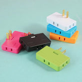 Ultra-Thin US Plug Rotary Converter - Wireless Portable 3-in-1 Plug Adapter (+Free Gift Included)