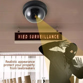 DomeGuard™ SecureShield - Ultra-Realistic Flashing LED Deterrent Camera