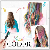 Temporary Hair Coloring Chalk Comb