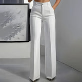 Elysia Wide Leg Pants | High-Waisted, Wrinkle-Resistant, Women’s Palazzo Trousers