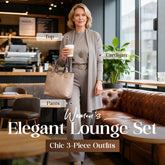 Elysian Women's Set | Soft Loungewear Cardigan, Top, and Pants