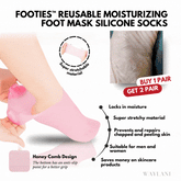 Footies™ Reusable Moisturizing Foot Mask Silicone Socks | BUY 1 PAIR GET 1 PAIR