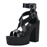 Open Toe High Heels