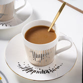 Mira Coffee Mug | Dynamic Moving Reflection, High-Quality Ceramic, 350ml
