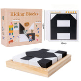 Pico Logic Puzzle | 80 Challenge Cards, Beech Wood Blocks