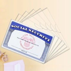 Plastic Card Holder and Protective Sleeve for Credit, Insurance & ID Card Protector Sleeve Waterproof, Durable | Free Shipping