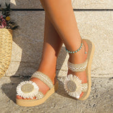 Soft Sole Sunflower Flip Flops
