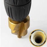 3-Piece Hexagonal Shank Drill Bit Set (6.35mm) for Water Pipe Expansion (+Free Gift Included)