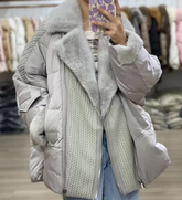 Embrace Winter Elegance with the Cnegovik™ Luxury Mink Fur Parka