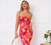 Floral Lace-Up Strap Dress – Elevate Your Summer Wardrobe