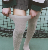Stay Cozy and Stylish with Over-the-Knee Cotton Socks