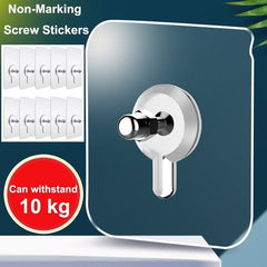 Sena Wall Hooks | Self-Adhesive, Heavy-Duty Coat Hooks for Wall, Key Hooks