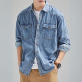 Albridge 100% Cotton Denim Shirt