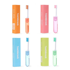 SmilePack™ Portable Folding Travel Toothbrush Set – Soft Bristles, Compact & Hygienic