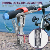 AnchorSpring Automatic Fishing Rod Holder | Stainless Steel, 110 lb Tension