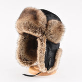 Arctic Aviator Hat | Premium Leather with Cozy Fur Lining