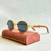 Ava Eco-Friendly Sunglasses | Wood and Metal Frame, UV400 Protection