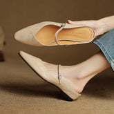 Bella Women's Mules | Genuine Leather, Comfortable Design