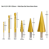 DrillPower™ High-Speed Steel Step Drill & Hole Saw Set