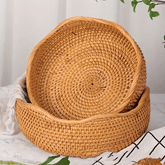 Bamboo Fruit Basket – Eco-Friendly Storage for Fresh Produce – Stylish Kitchen Organizer