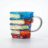 Biblio Book Mug | Borosilicate Glass, Artistic Design