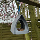 Bird Feeder with Weather-Protective Roof and Durable Plastic Construction | Outdoor Birdwatching Use