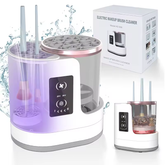 Dual-Function Brush Cleaner and Quick Dryer