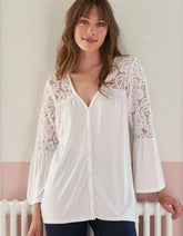Calla Lace Flare Blouse