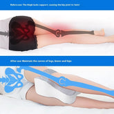 KneePillow™ AlignRest Ergonomic Memory Foam Side Sleeper Support
