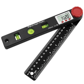 DualCheck 4-in-1 Digital Angle Ruler | 360° Finder With Bubble Levels