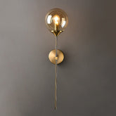 Drip-Shaped Wall Sconce with Touch Control and LED Bulbs – Elegant Wall Lighting for Bedrooms and Hallways