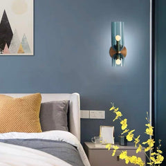 Elegant Double Glass Wall Light – Retro Design for Bedrooms and Living Areas