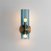 Elegant Double Glass Wall Light – Retro Design for Bedrooms and Living Areas