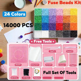 Finepoint Fuse Bead Studio Set | 28,000 2.6mm Beads | 24 or 48 Colors