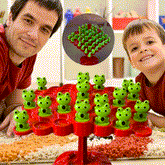 Frog Stack & Balance Skill Game | Family Learning Toy With Dice Play