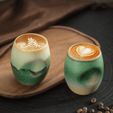 Handcrafted Ceramic Coffee and Tea Cup with Unique Glaze – Ergonomic Design for Comfort