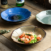 Handcrafted Reactive Glaze Plates – Unique Artisan Design for Stunning Table Presentation