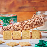 Joyeux Noel Embossed Rolling Pin™ — Turn Every Bake Into a Showstopping Masterpiece That Wows and Delights